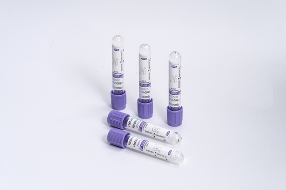 Purple Cap Vacuum K3 EDTA การเก็บเลือดด้วยหลอดเก็บตัวอย่างการฆ่าเชื้อด้วยรังสี