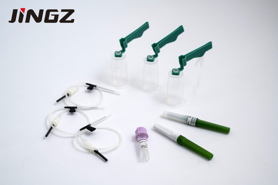 เข็มเจาะเลือดชนิดปากกาสีชมพู 18G หลายตัวอย่าง EO Gas Sterilization