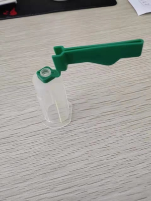 Safety Dia 20mm Blood Tube Holder Sterilized Translucent Polypropylene Body