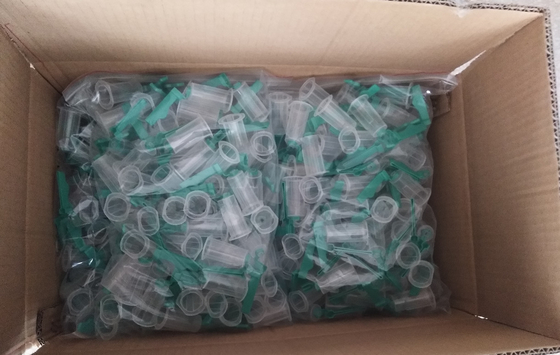 Safety Dia 20mm Blood Tube Holder Sterilized Translucent Polypropylene Body