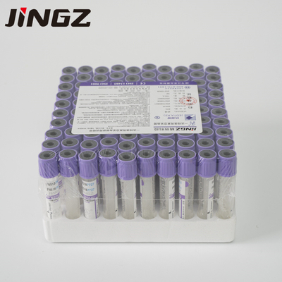 2-10ml แก้ว PET Violet Vacuum Edta Coated Blood Collection Tubes