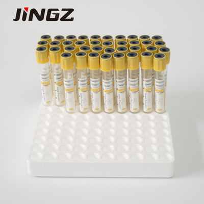 Glass PET Yellow Top Serum Separator หลอด 5 Ml SST Tube สำหรับโรงพยาบาล