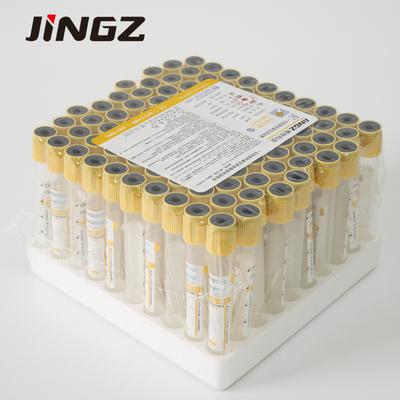 Glass PET Yellow Top Serum Separator หลอด 5 Ml SST Tube สำหรับโรงพยาบาล