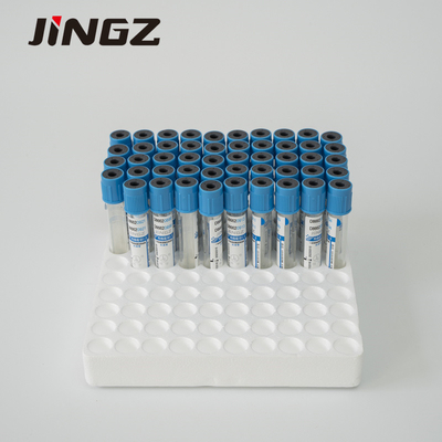 Light Blue Cap 9NC Coagulation โซเดียมซิเตรต 3.2% ตัวอย่างเลือดหลอดทดลอง