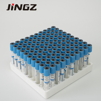 CE ISO13485 หลอดเก็บเลือด 3 มล. หลอดโซเดียมซิเตรตสีฟ้าอ่อน