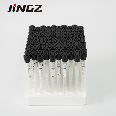 1.28ml 1.6ml ESR ตัวอย่างเลือดหลอดเก็บตัวอย่างโซเดียมซิเตรต 4NC 8*120mm
