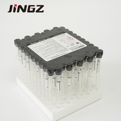 4NC ESR โซเดียมซิเตรต Vial 9x120mm Black Cap Venous Blood Collection Tube