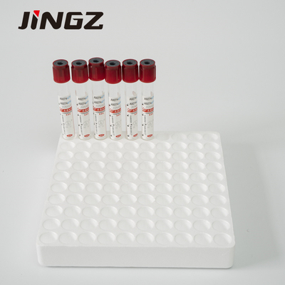 4ml No Additive Blood Collection Tubes Red Top Serum หลอด 13*75mm