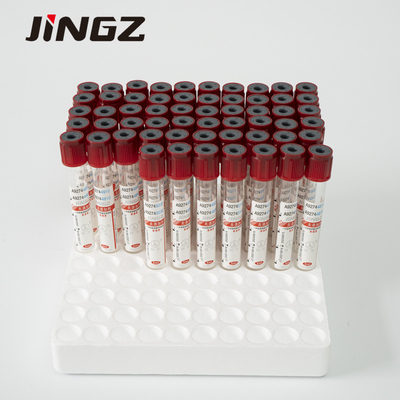 ไม่มีสารเติมแต่ง Plain Red Top Blood Tube 0.5ml-10ml
