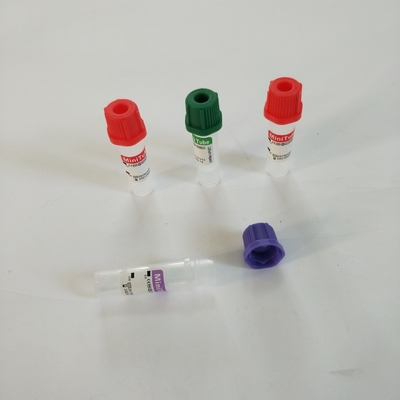 Green Cap Peripheral Micro Blood Collection Tube 0.25ml-1ml สำหรับกุมาร