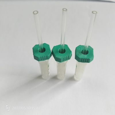 8 * 45 มม ลิทธิียมฮีพารีน มินิทุบสีเขียว มิโคร Nonvacuum ทุบที่มีท่อ