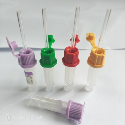 8 * 45 มม ลิทธิียมฮีพารีน มินิทุบสีเขียว มิโคร Nonvacuum ทุบที่มีท่อ