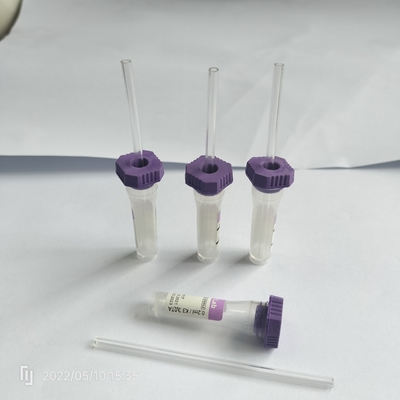 Capillary EDTA Micro Blood Collection Tube 0.25ml-1ml ฝาปิดสีม่วง Vacuum