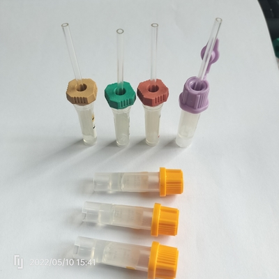 เด็กใช้ PP Capillary Blood Collection Tubes 0.25ml Microcollection Tubes