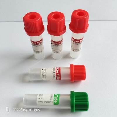 CE ISO13485 หลอดเก็บเลือดขนาดเล็กสำหรับเด็ก 11 * 45 มม. สำหรับผู้ป่วยสูงอายุ