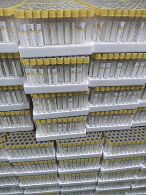 4ml 8ml แก้วเจลหลอดทดลอง 13 * 100 มม. แยกเจลก้อน Activator หลอดสูญญากาศ