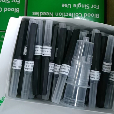 Black Vacuum Needle 22g เข็มเจาะเลือดหลายตัวอย่างพร้อมตัวยึด