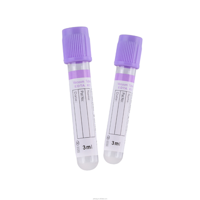 สเปรย์ K3edta Vacuum 2ml แก้วขวดทดสอบเลือดสีม่วง OEM Label