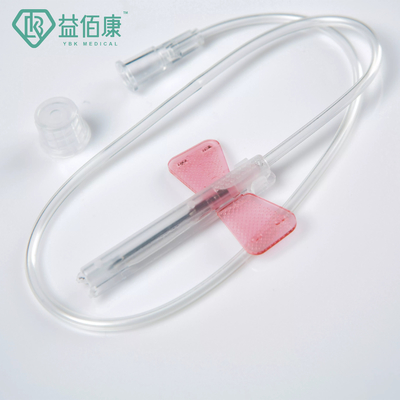เข็มเจาะเลือดเพื่อความปลอดภัย เข็มผีเสื้อ 22g เข็ม Vacuum ผีเสื้อ