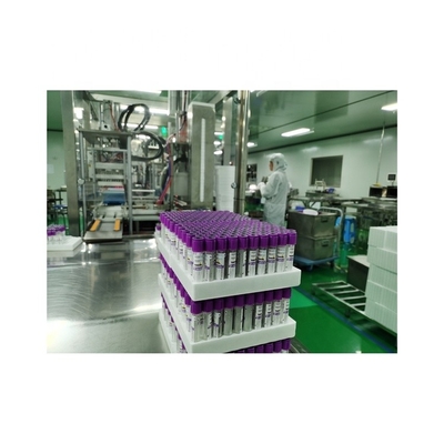 K3 EDTA ขวดตัวอย่างเลือด 3ml 13 * 75mm หลอดสุญญากาศแก้วพร้อมแบรนด์ OEM