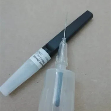 1/2 &quot;0.8*40 มม. 22G ปากกาประเภทเข็มเจาะเลือดสำหรับผู้ใหญ่