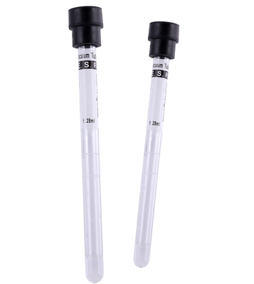 หลอดเก็บเลือดโซเดียมซิเตรตสีดำขนาด 8 * 120 มม. CE Marked