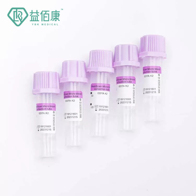 หลอด Edta สำหรับเด็กขนาดเล็กขนาดเล็ก 8 * 45 มม. ขวดตัวอย่าง PP Edta