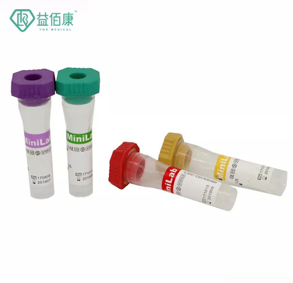 0.25ml 0.5ml 0.1ml หลอดดูดเลือดเด็ก Non Vacuum Edta Blood Test Tube
