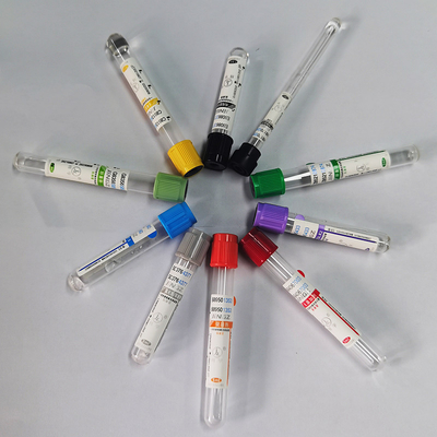 หลอดเก็บตัวอย่างเลือด Vacuum ขนาด 13*75 มม. หลอดเจล หลอด Edta Tube 1-10ml