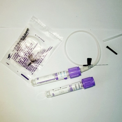 K3 EDTA หลอดเก็บเลือด 100 ชิ้น/ชั้น หลอดสุญญากาศ อายุการเก็บรักษา 12-24 เดือน