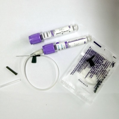 Press Cap K3 EDTA หลอดเก็บเลือด หลอดสุญญากาศ ปราศจากเชื้อ 2ml