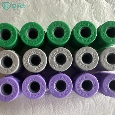SAFEVAC ฝาปิดท่อเลือดชนิดปิดพร้อมจุกยาง Dia.13mm ฝาประกอบ