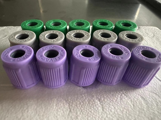 SAFEVAC ฝาปิดท่อเลือดชนิดปิดพร้อมจุกยาง Dia.13mm ฝาประกอบ
