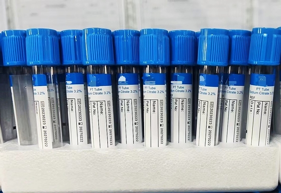 โซเดียมซิเตรต 9NC หลอดพลาสติก / แก้ว 0.25-10ml Vacuum ปลอดเชื้อ / ไม่ผ่านการฆ่าเชื้อ