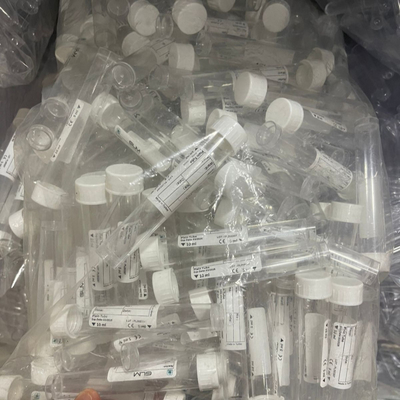 ท่อทดสอบสีขาว 10ml 16*100mm สําหรับการขนส่งตัวอย่างห้องปฏิบัติการ