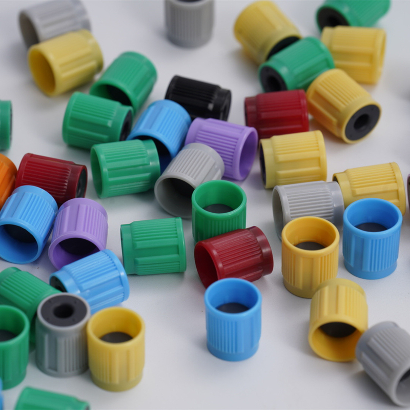 ชิ้นส่วนหลอดเก็บเลือด Vacuum สี 13mm 16mm Tube Caps