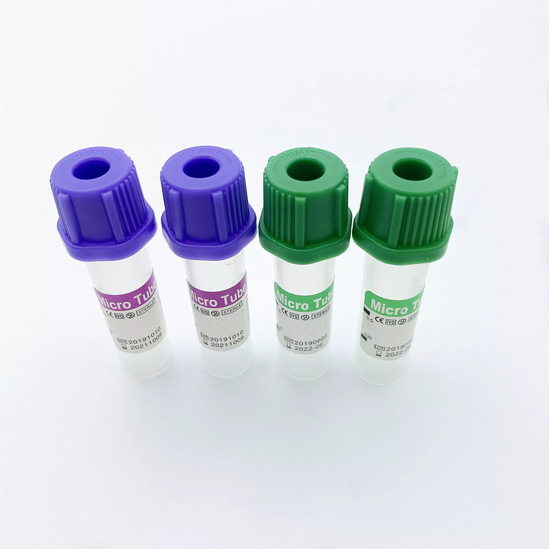 ลาเวนเดอร์ ท่อเล็ก EDTA ไมโคร Non Vacuum Edta 0.5 Ml สําหรับการทดสอบเด็ก